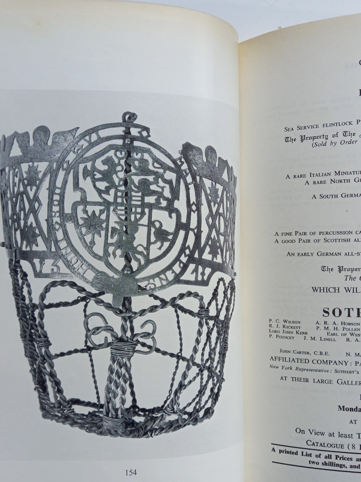 Sotheby 1966 Arms Armour Catalogue BUYER PRICE LIST Colt Pistol Helmet Militaria
