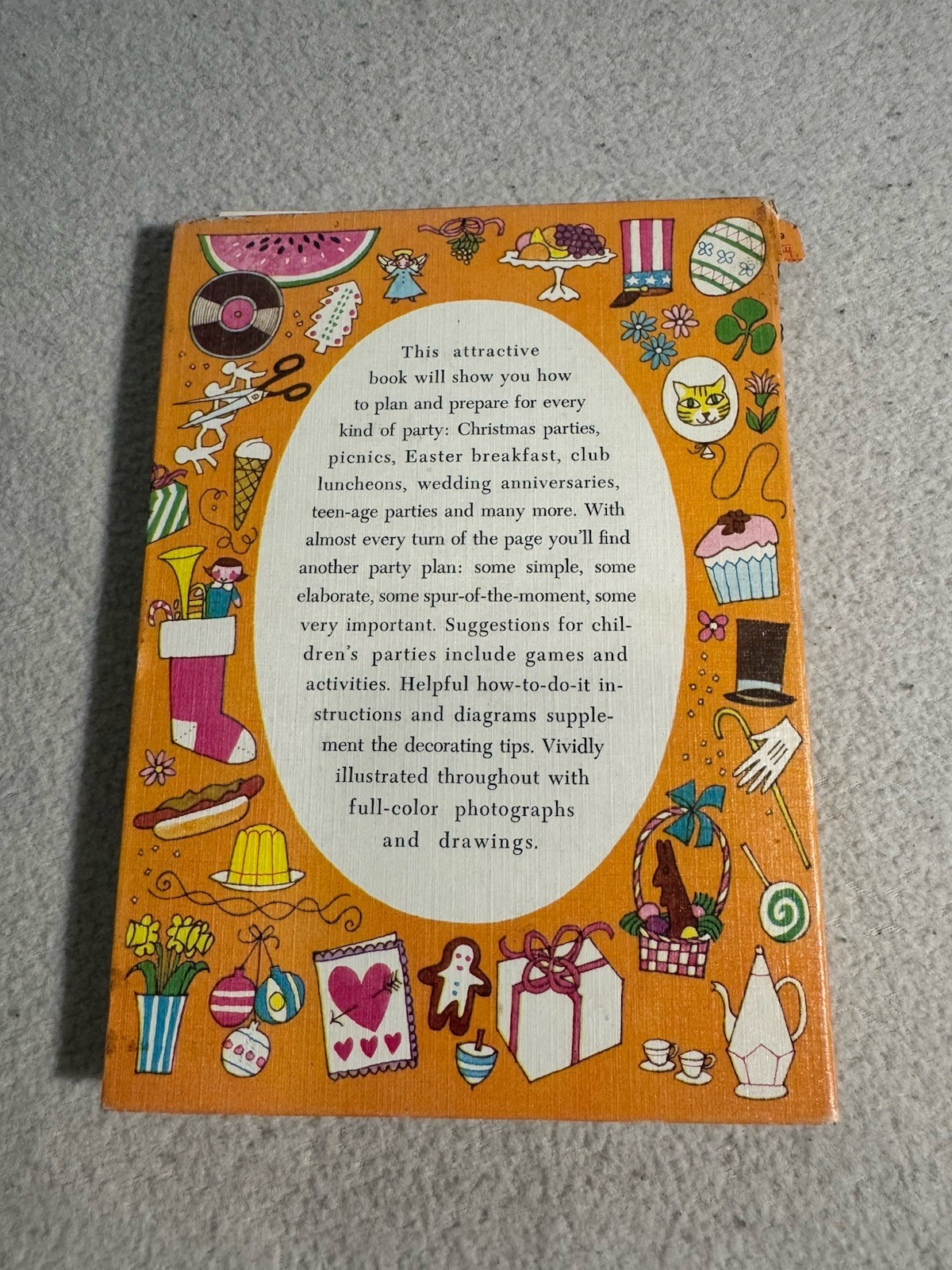 Vintage 60s Betty Crocker Cook Book Party First Printing Nostalgia Mom Gift