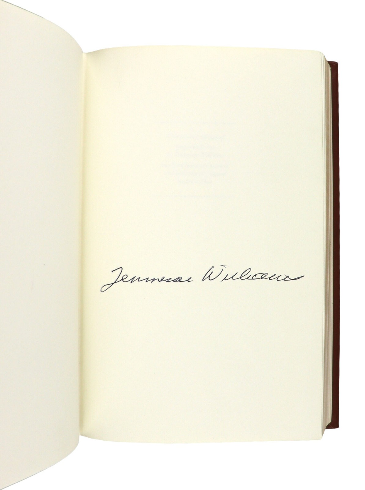 Tennessee Williams / Selected Plays / Signed Limited Edition / Franklin Library