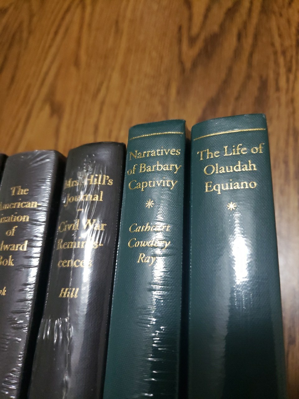 The Lakeside Press 5 Book Lot, Green & Brown Hardcover Sealed Various Titles New