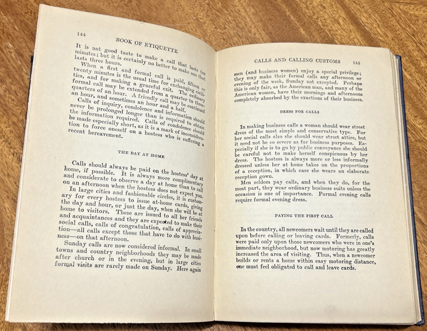 Book of Etiquette Volume I 1923 by Lillian Eichler Hardcover