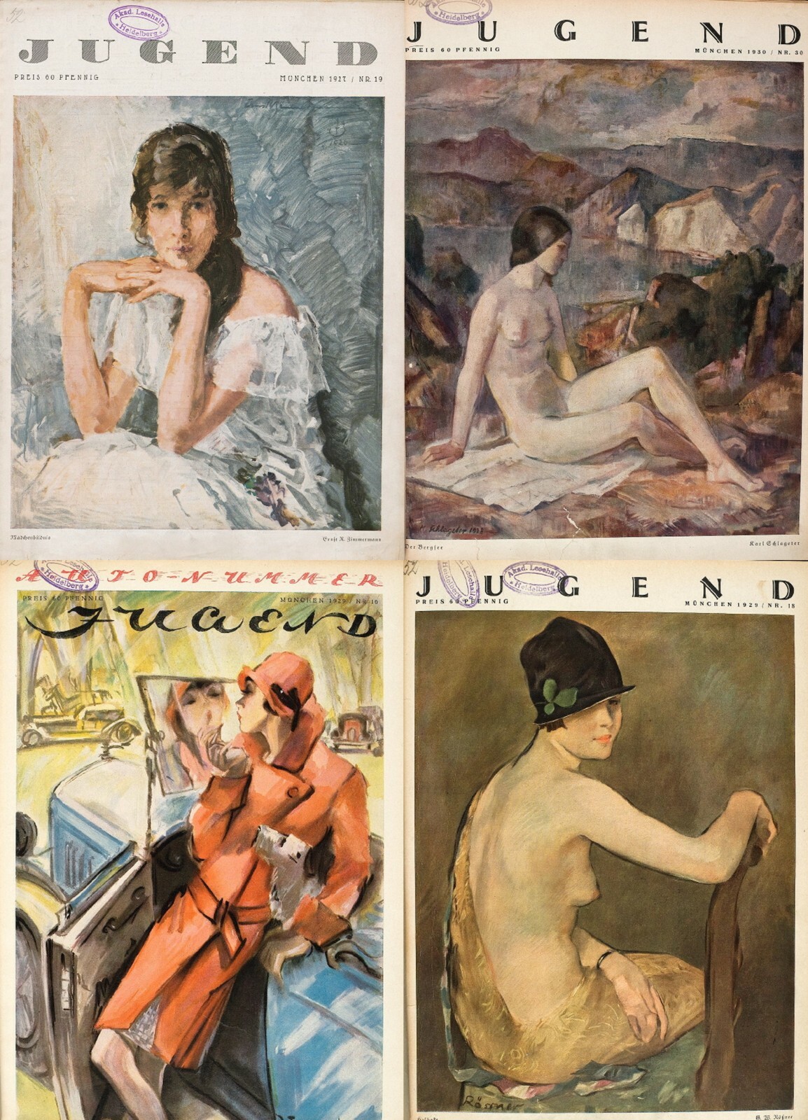 416 Old Issues Jugend German Art Nouveau Jugendstil Magazine (1926-1933) V.7 DVD