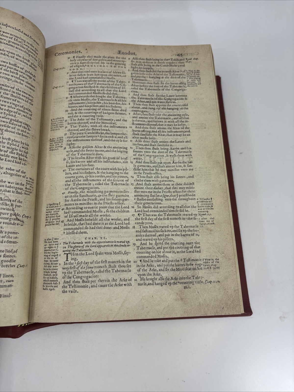Geneva Bible of 1560 Leather Bound Fascimile Edition 2020 FINE