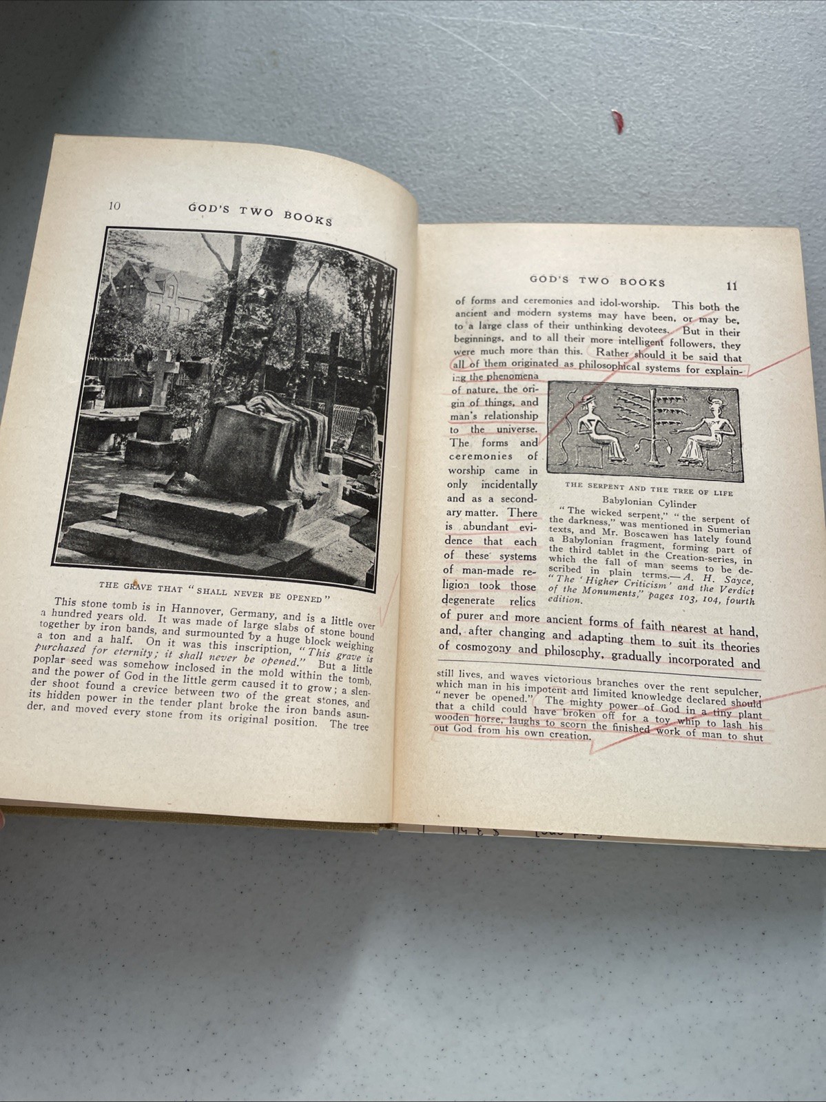 Two Books By George Price 1918 Underlining In The Book