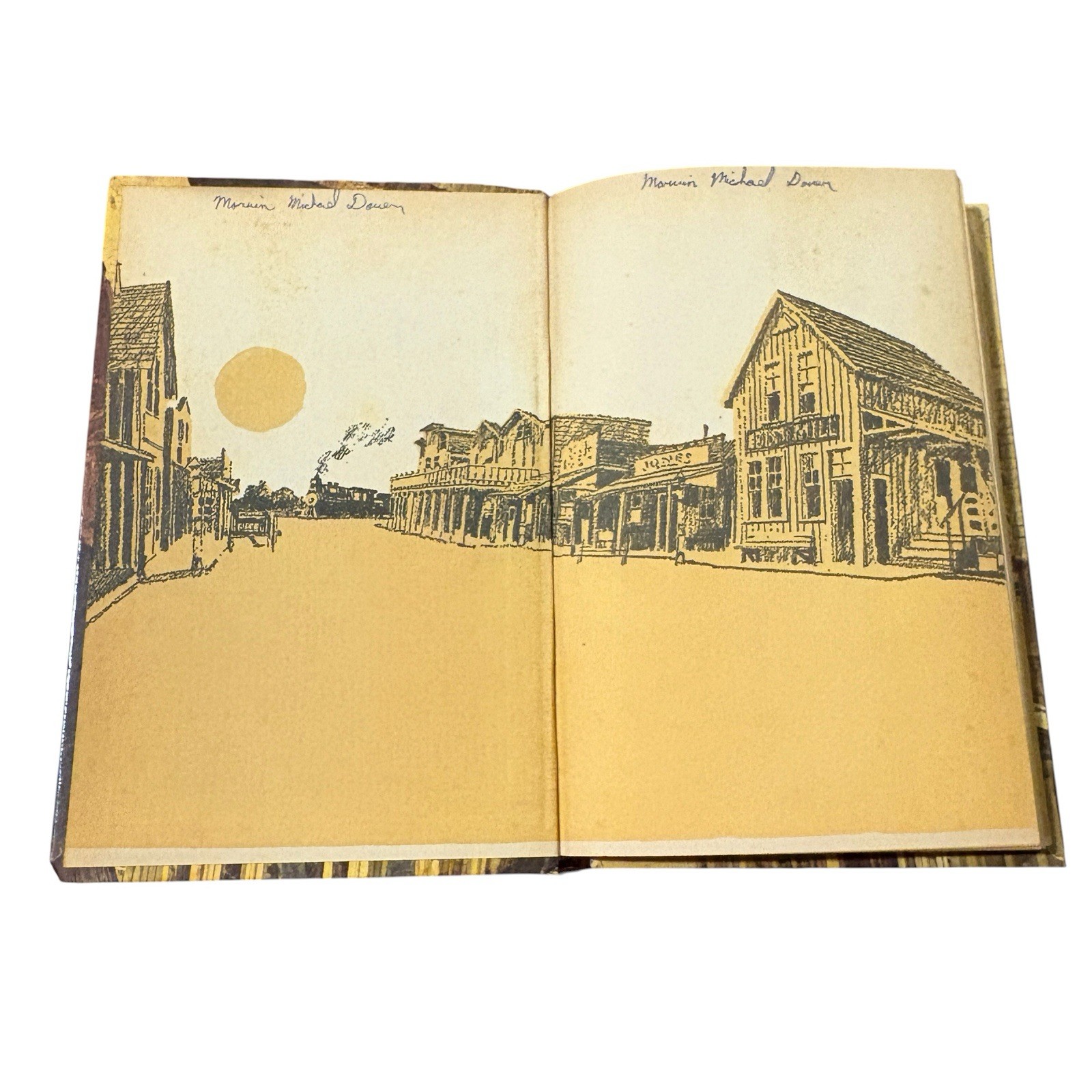 Gunsmoke Showdown on Front Street HC Paul S Newman Whitman Book Vintage