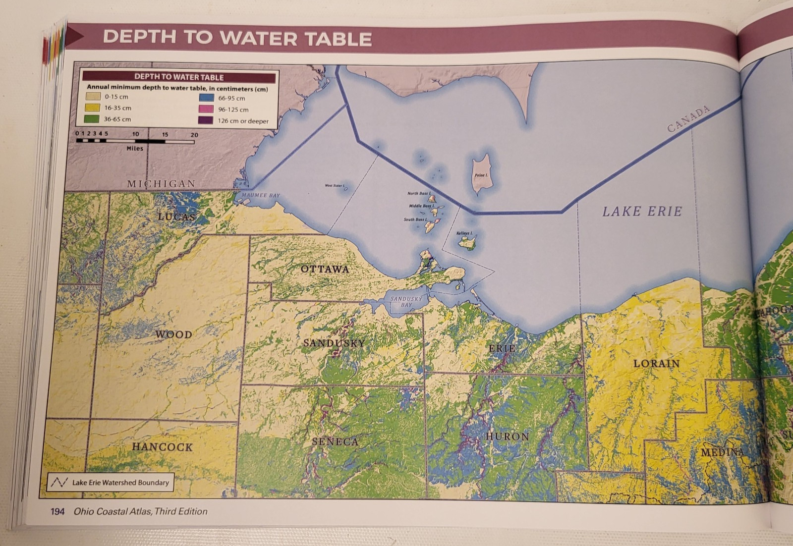 Ohio Coastal Atlas – 2018 3rd Ed. Illustrated Color Map Book – VGC!