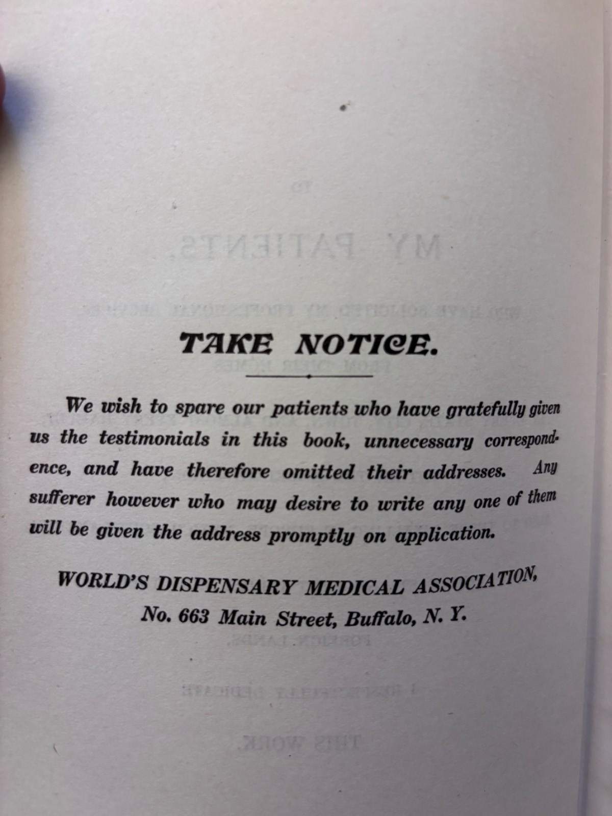 The People’s Common Sense Medical Advisor 1918 Dr Pierce Antique Medical Book HC