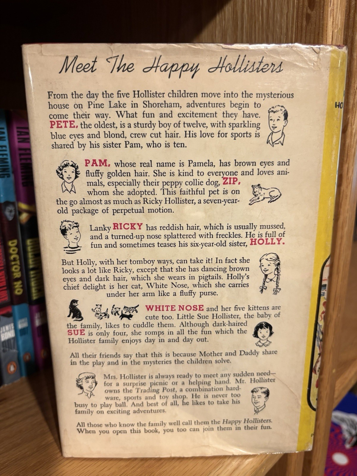 The Happy Hollisters Hardcover With Dustjacket Jerry West Doubleday