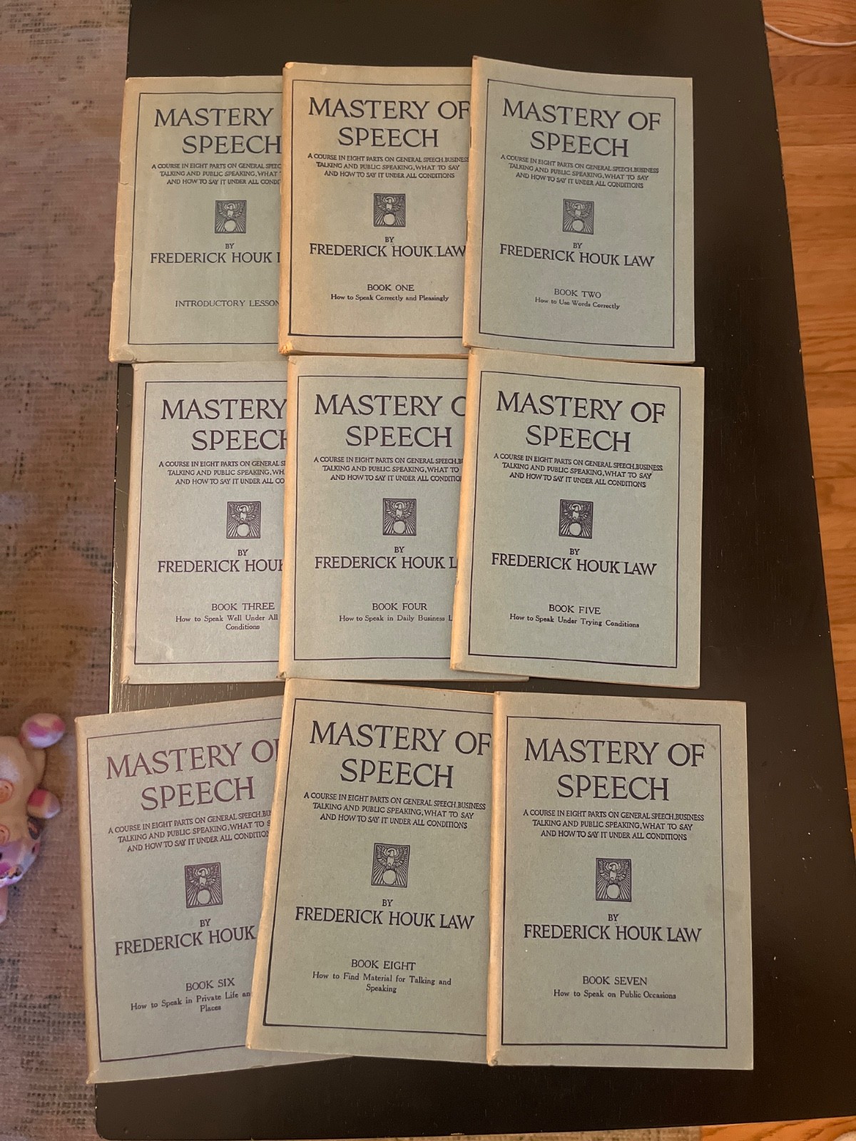 Mastery of Speech- Frederick Houk Law, 1919, 9 Volumes Complete