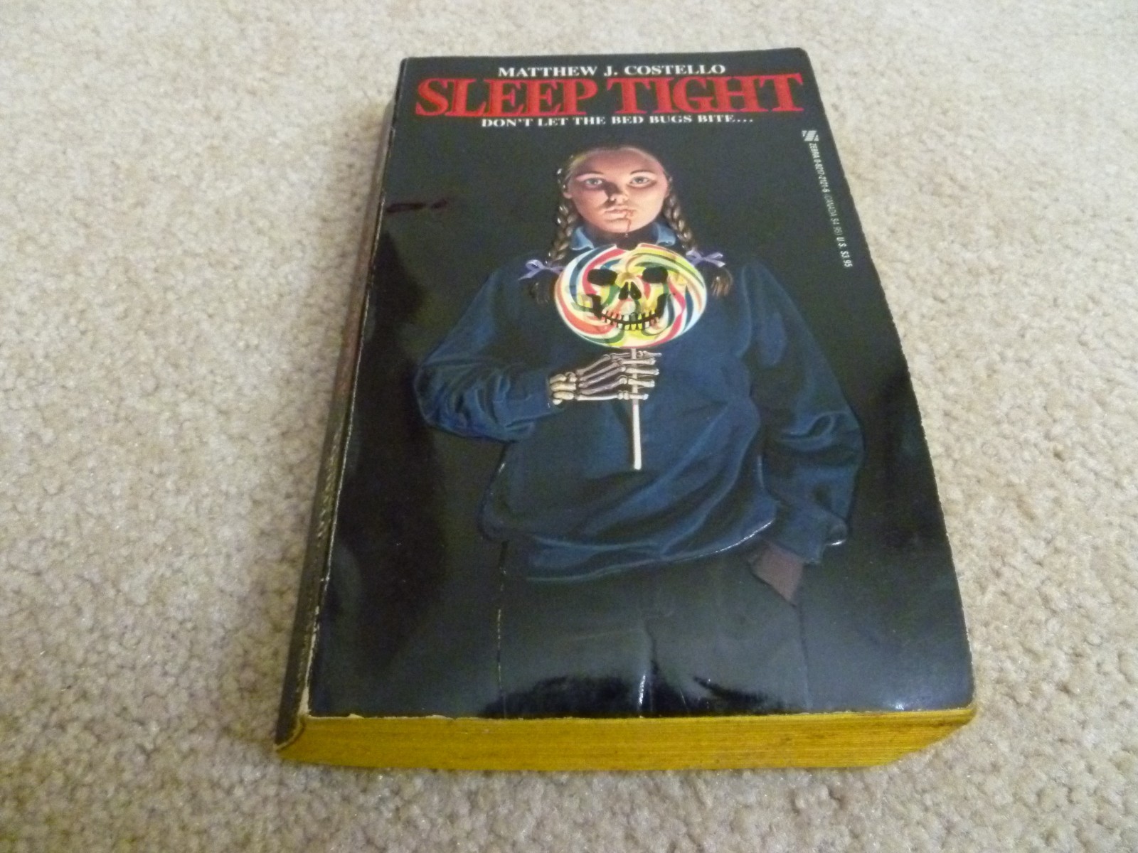 Sleep Tight PB Matthew J. Costello Zebra Paperbacks From Hell Horror 1987