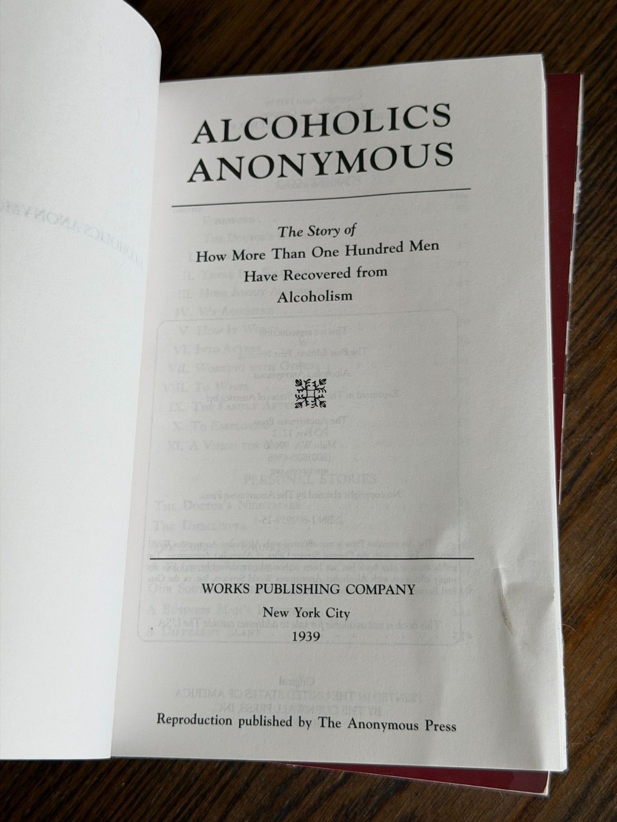 Lot of 5 Alcoholics Anonymous AA Recovery Books Big Book Study Sober Step