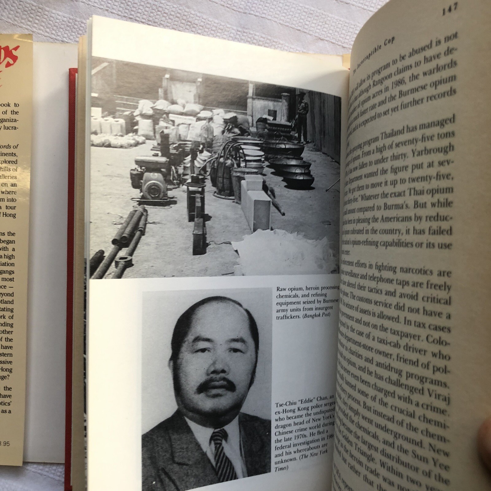 War Lords Of Crime Chinese Secret Societies Gerald L Poster 1st HB/DJ