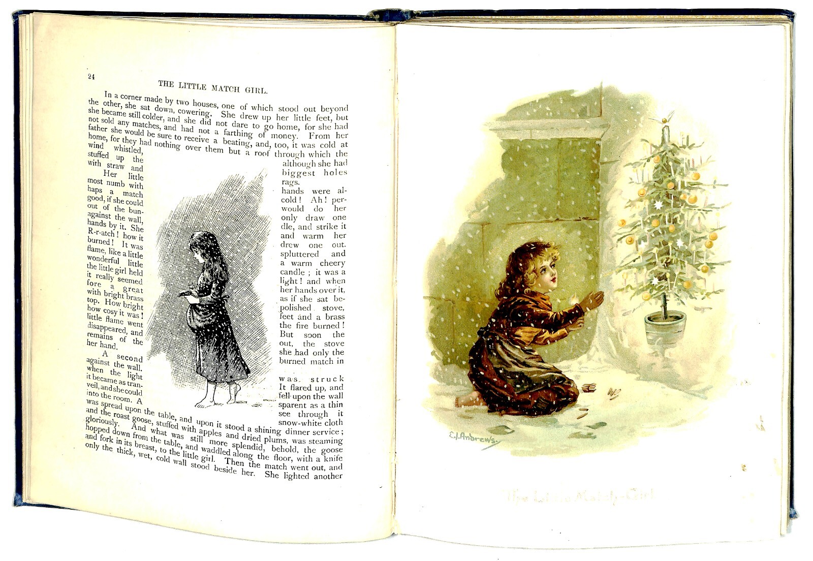 HANS ANDERSEN’S FAIRY TALES children’s luxury edition illustrated book Tuck 4644