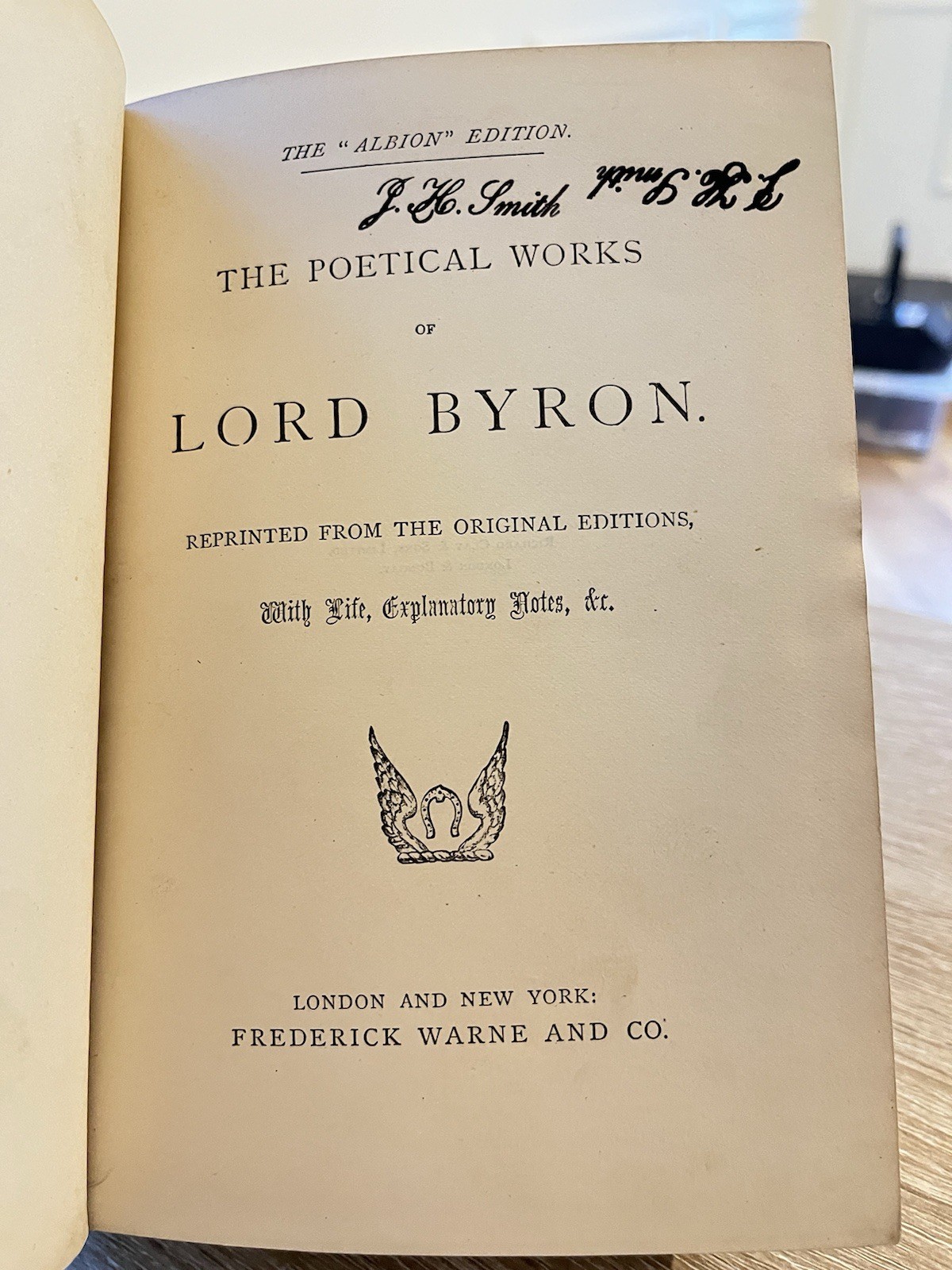 The Poetical Works of Lord Byron, by Lord Byron, Frederick Warne Classic poetry