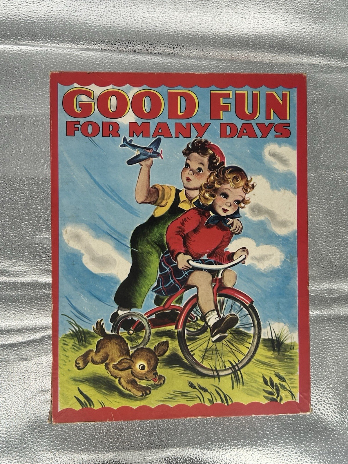 1948 Saalfield Good Fun For Many Days Box Set No 6161 Play Activity Books