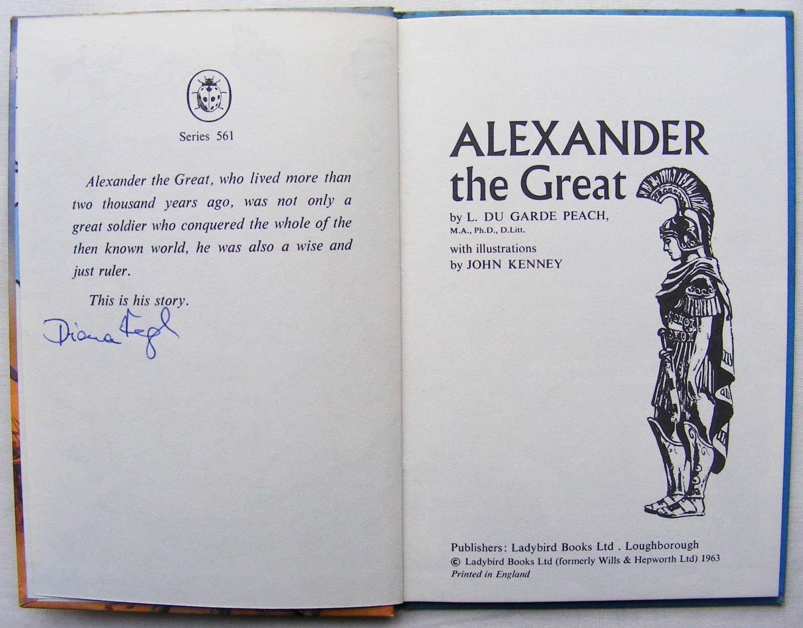 Vintage Ladybird Book – Alexander the Great–History 561–Very Good +FREE COVER+