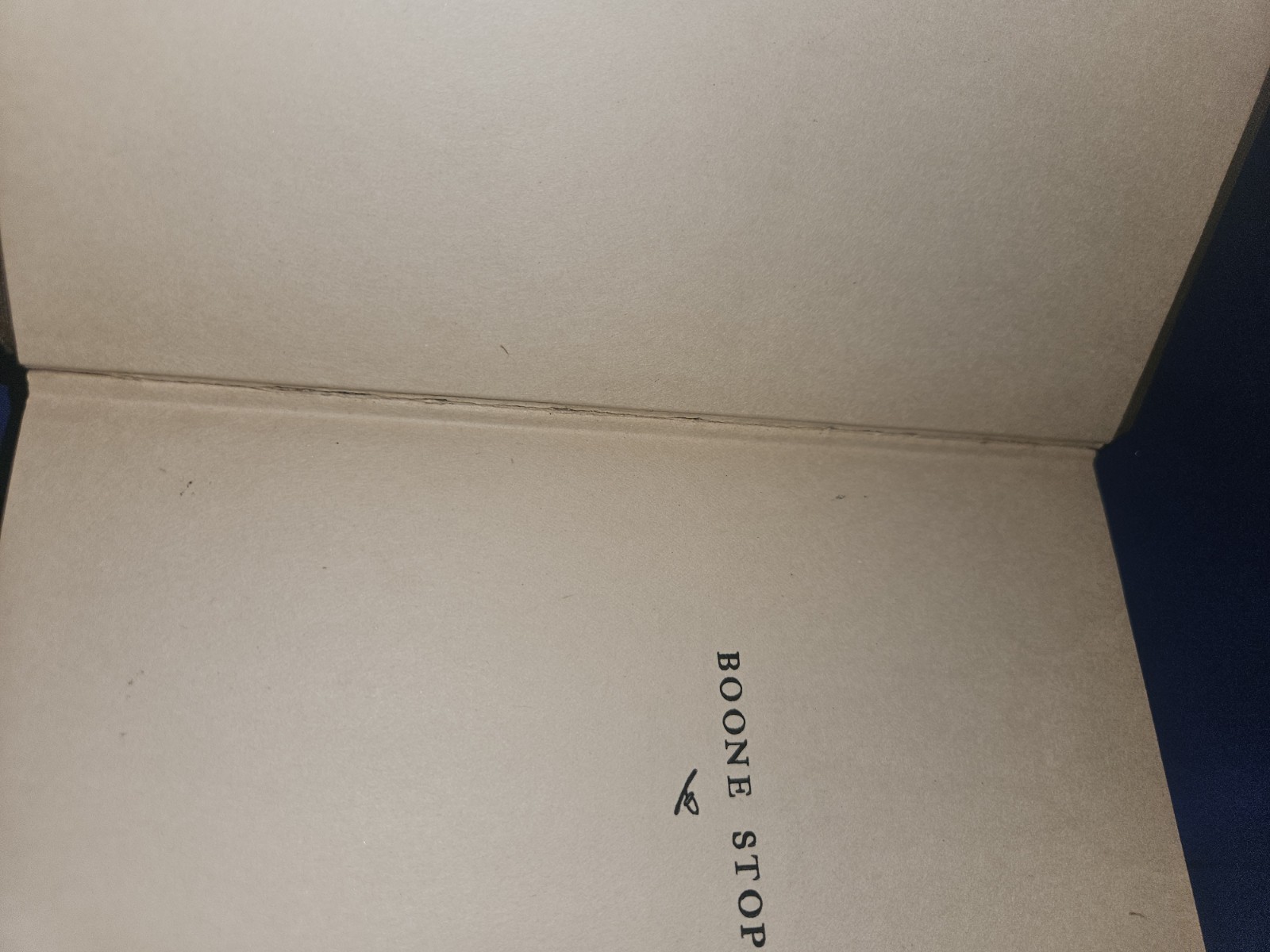 Boone Stop 1918 Homer Croy Book Novel