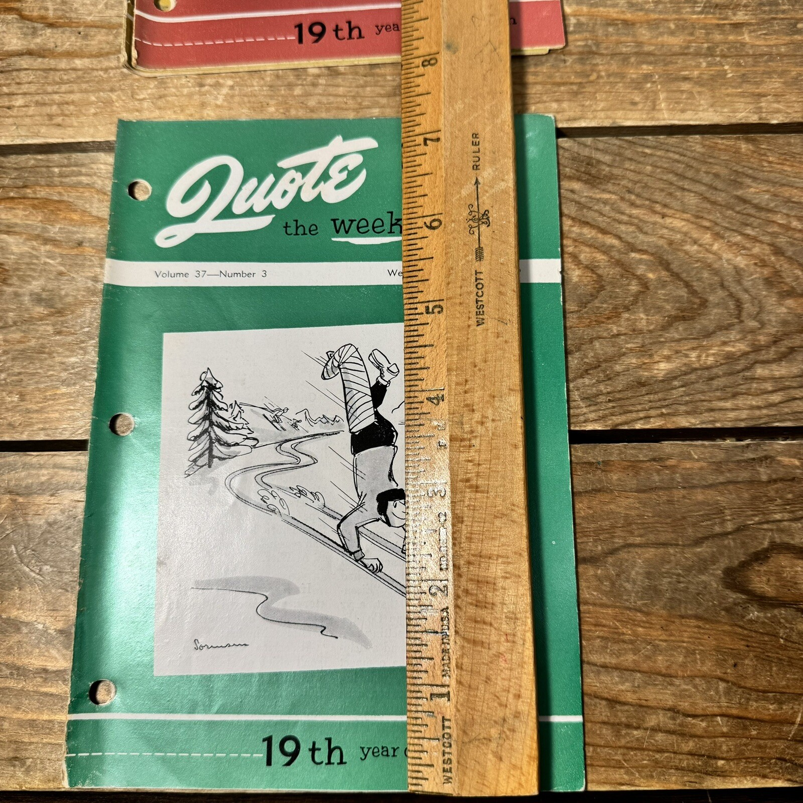 35 Quote Vintage Weekly Magazine Digest 1959