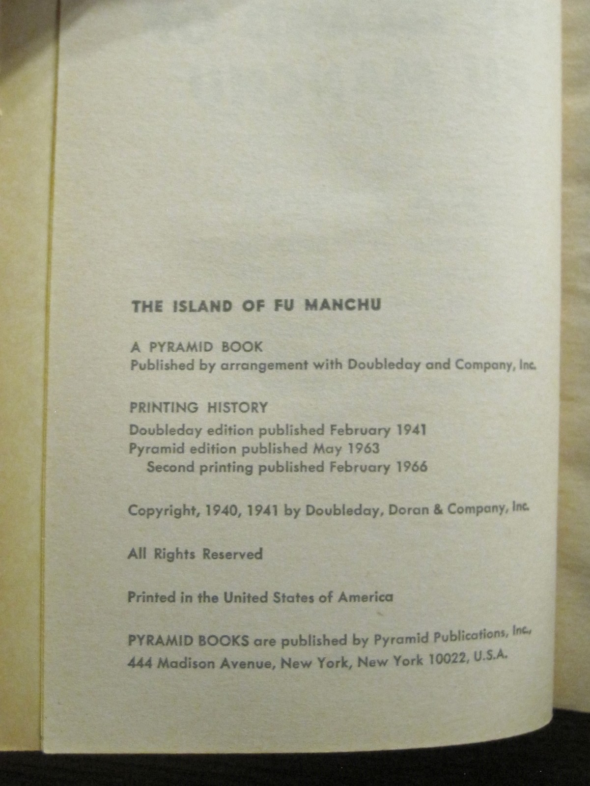 Vintage – Sax Rohmer FU MANCHU – 9 Pyramid Paperback Book Lot – Pulp Thrillers