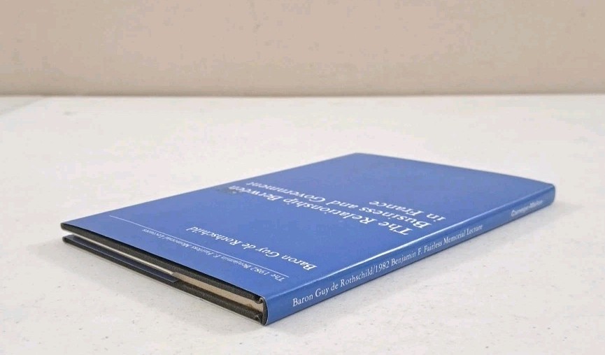 RARE 1983 HCDJ 1st Ed-The Relationship Between Business & Government In France