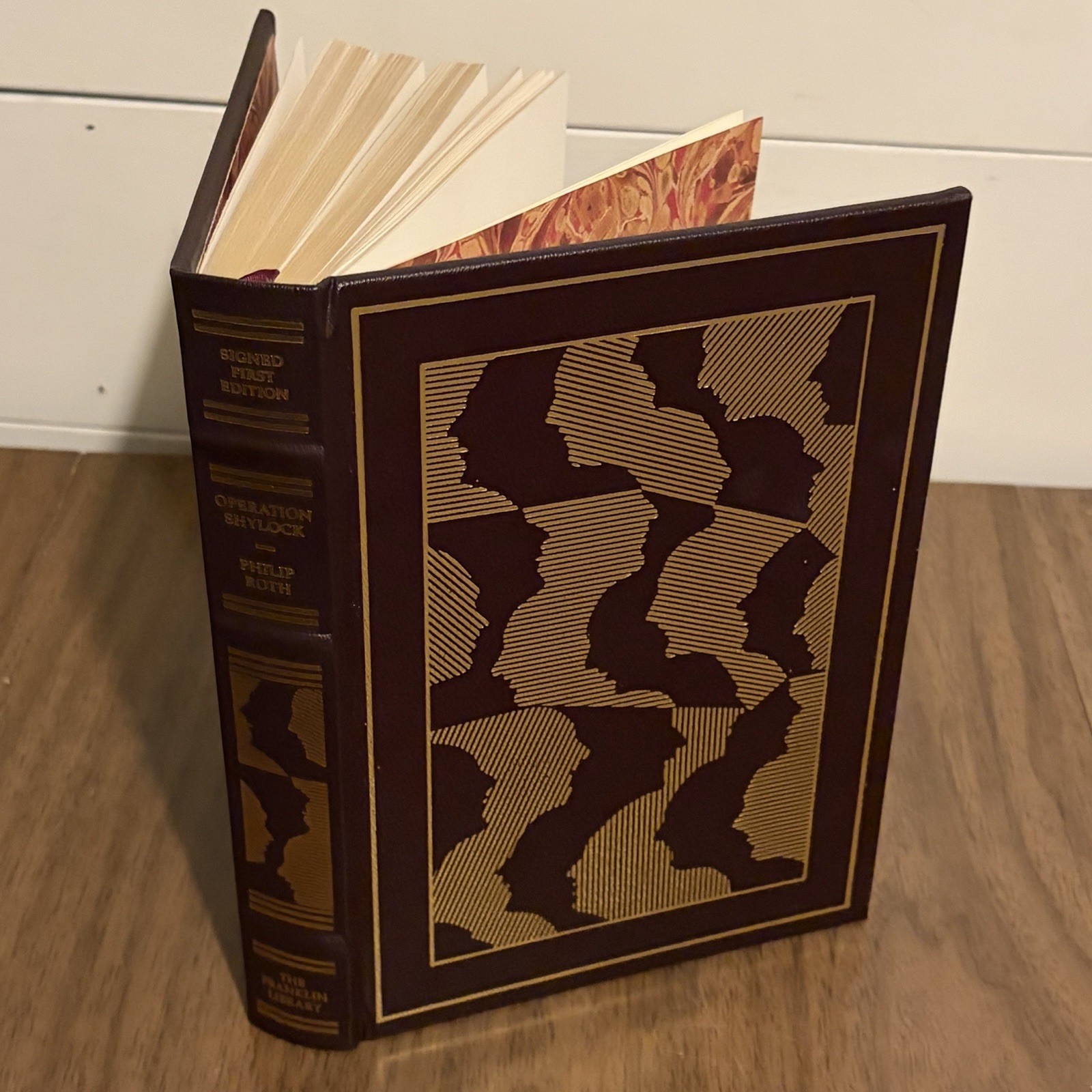 Philip Roth Operation Shylock Signed First Edition Franklin Library Leather Book