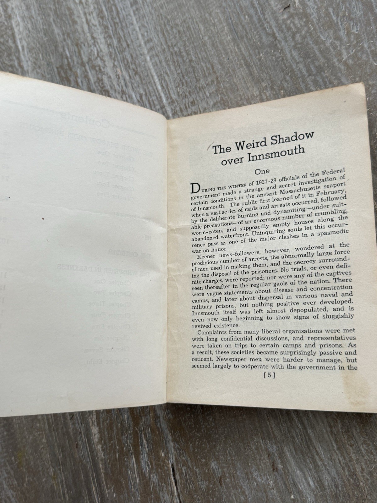 The Weird Shadow Over Innsmouth- H.P. Lovecraft, 1944, Vintage Paperback