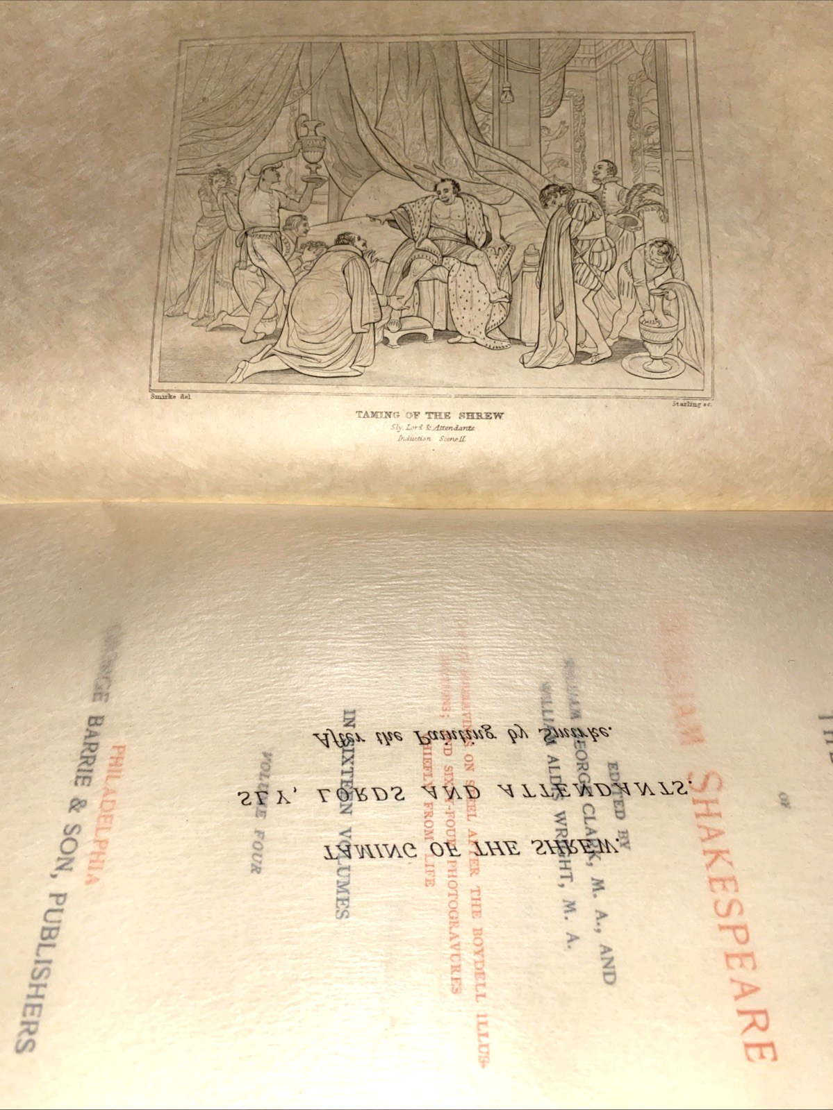 WORKS OF SHAKESPEARE v.3 & v..4 ~ (2) Antique Numbered Japanese Vellum Hardbacks