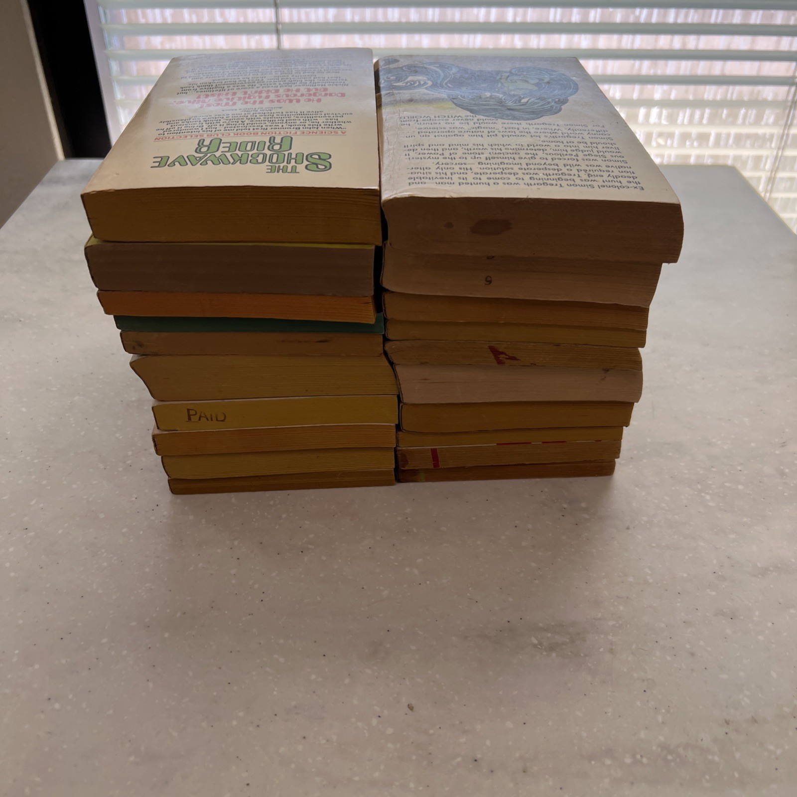 20 Science Fiction Vintage Paperback Books Lot | Various Sci-Fi Authors – Years