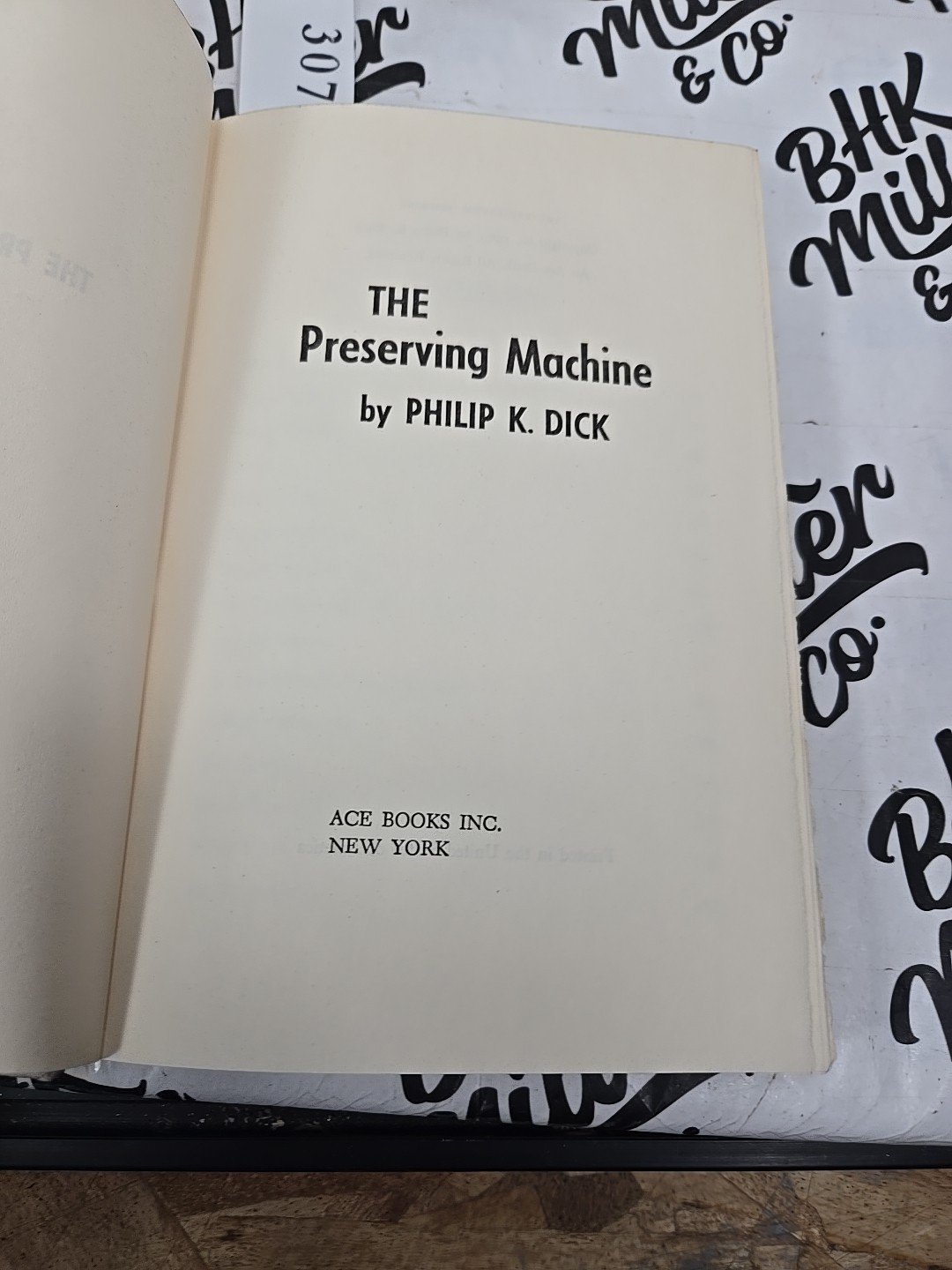 Philip K Dick 1970 The Preserving Machine Short Story Collection Hardcover