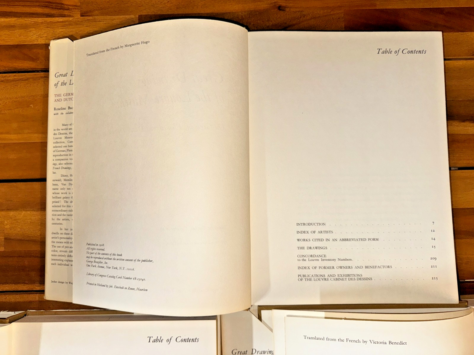 Great Drawings of the Louvre Museum-3 Volume Book Set 1968