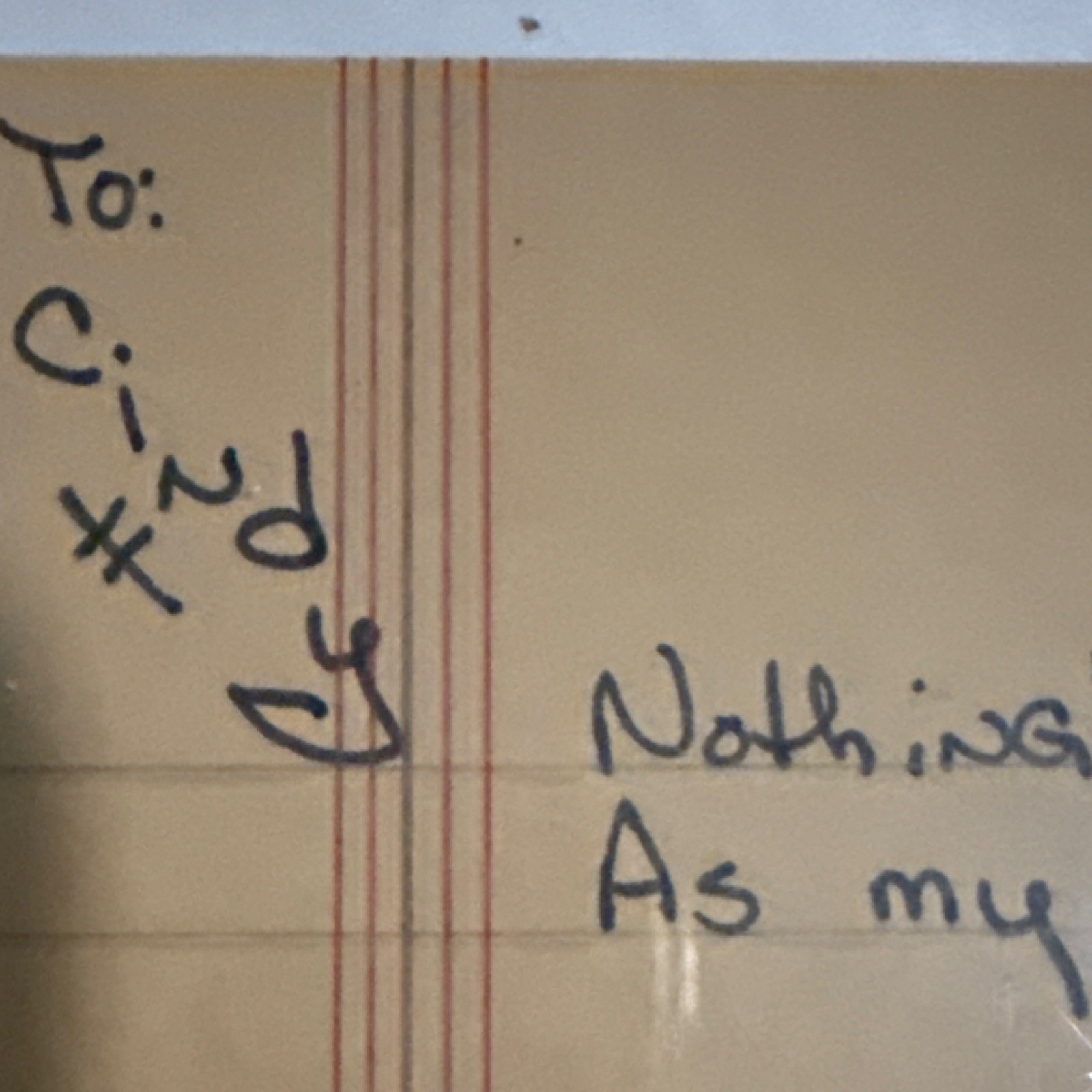 Anonymous 1981 Handwritten Love Manuscript-Framed Original Romantic Ephemera 1/1