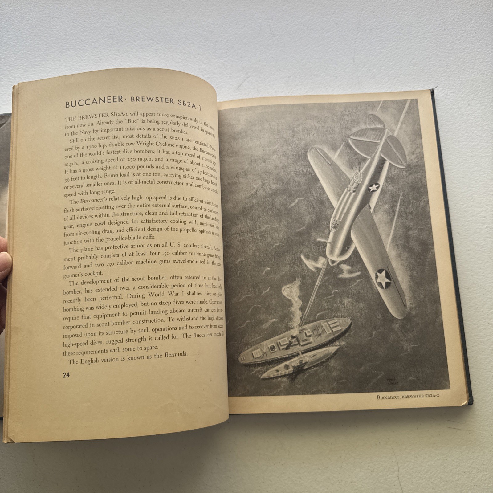 America’s Fighting Planes in Action By Reed Kinert 1943 Hardcover Book