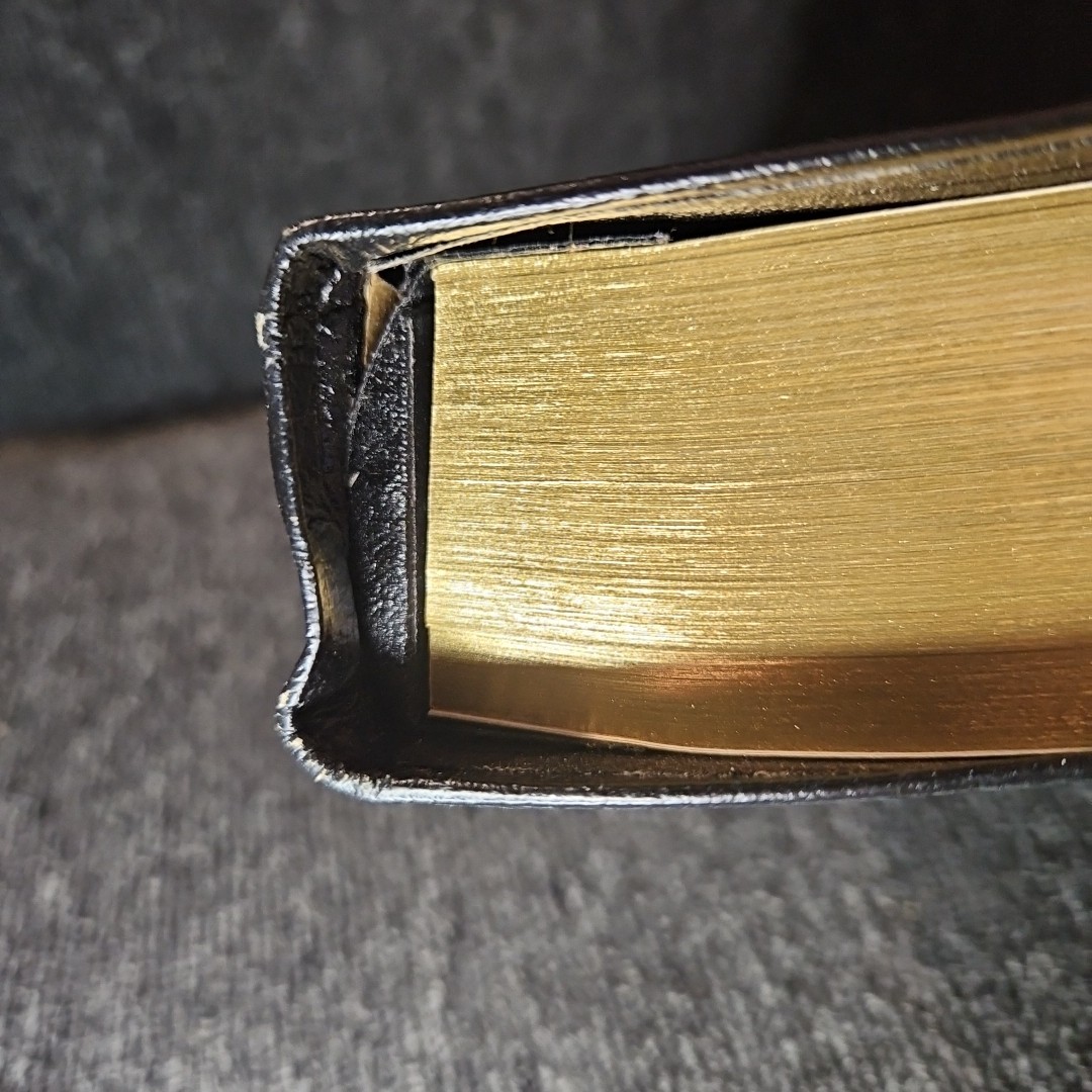 VINTAGE Holy Bible KJV Loose Leaf Edition Journaling Riverside Publishers