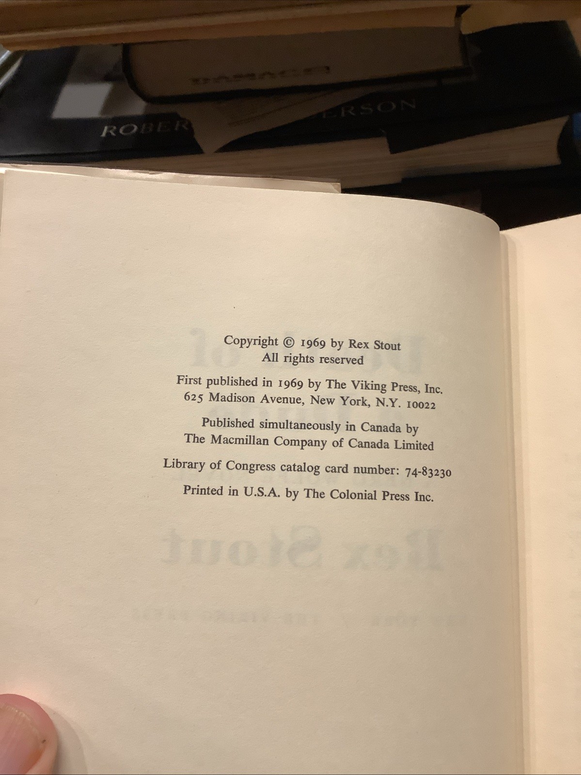 Death Of A Dude By Rex Stout First Edition 1969 Hardcover Dust Jacket Nero Wolfe