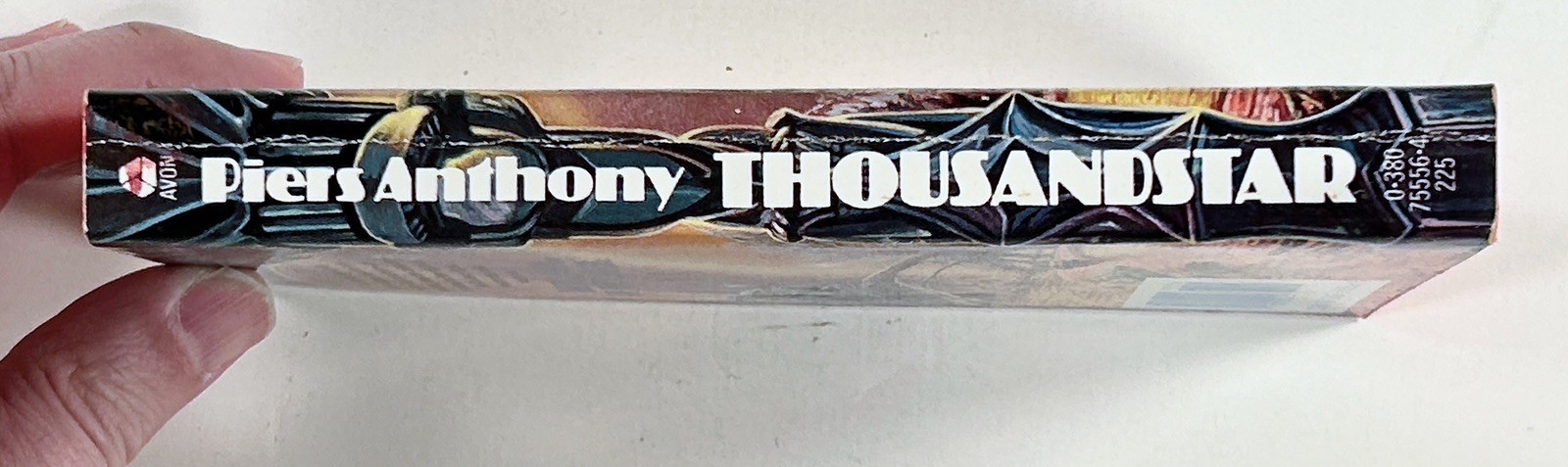 1980 Piers Anthony THOUSANDSTAR space opera science fiction novel AVON first?