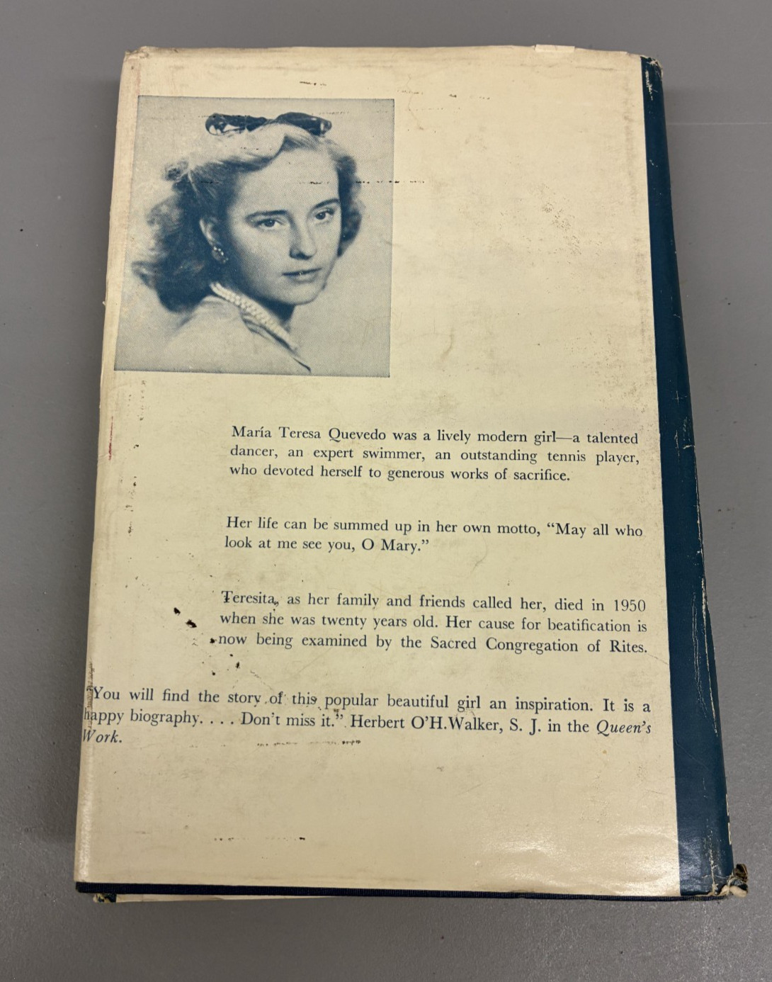 Mary Was Her Life By Sister Mary Pierre 1960 HC Dust Jacket Vintage