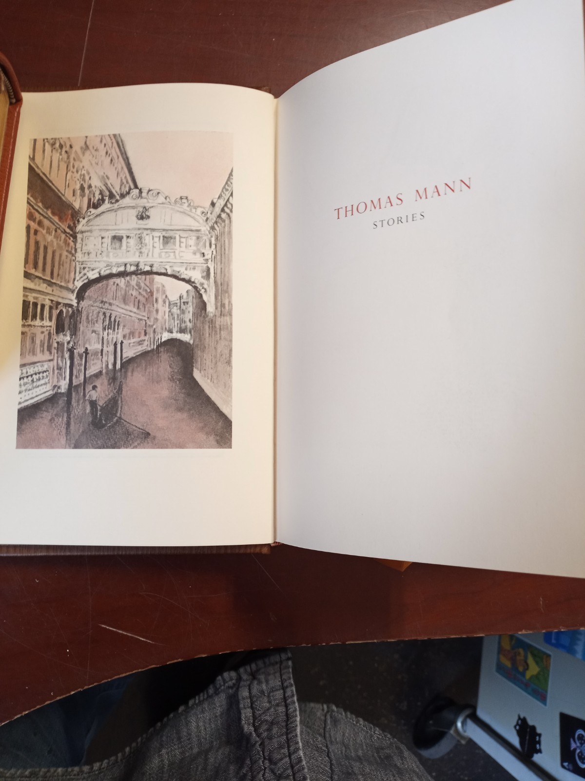 Franklin Library Thomas Mann Stories 1978 Full Leather Hardcover Limited Ed