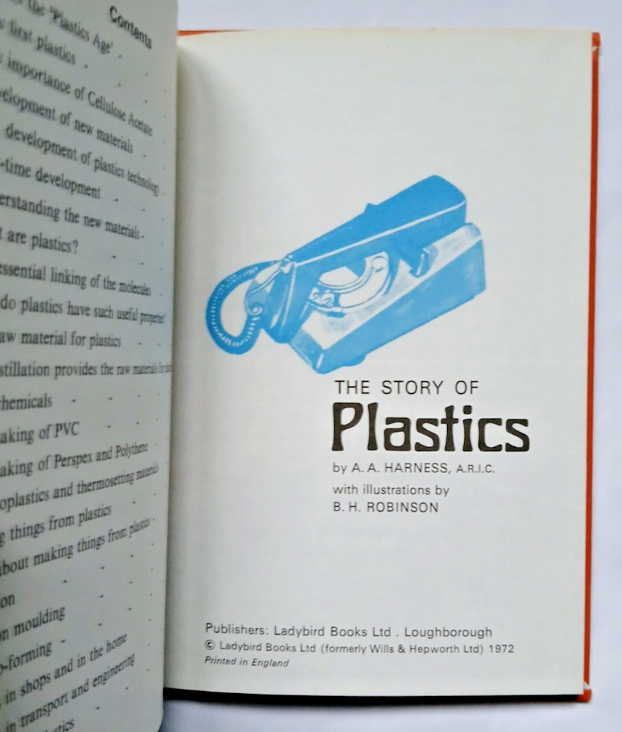 Ladybird The Story of Plastics 1973, Achievements book (601), 18p, 320, VGC/EXC