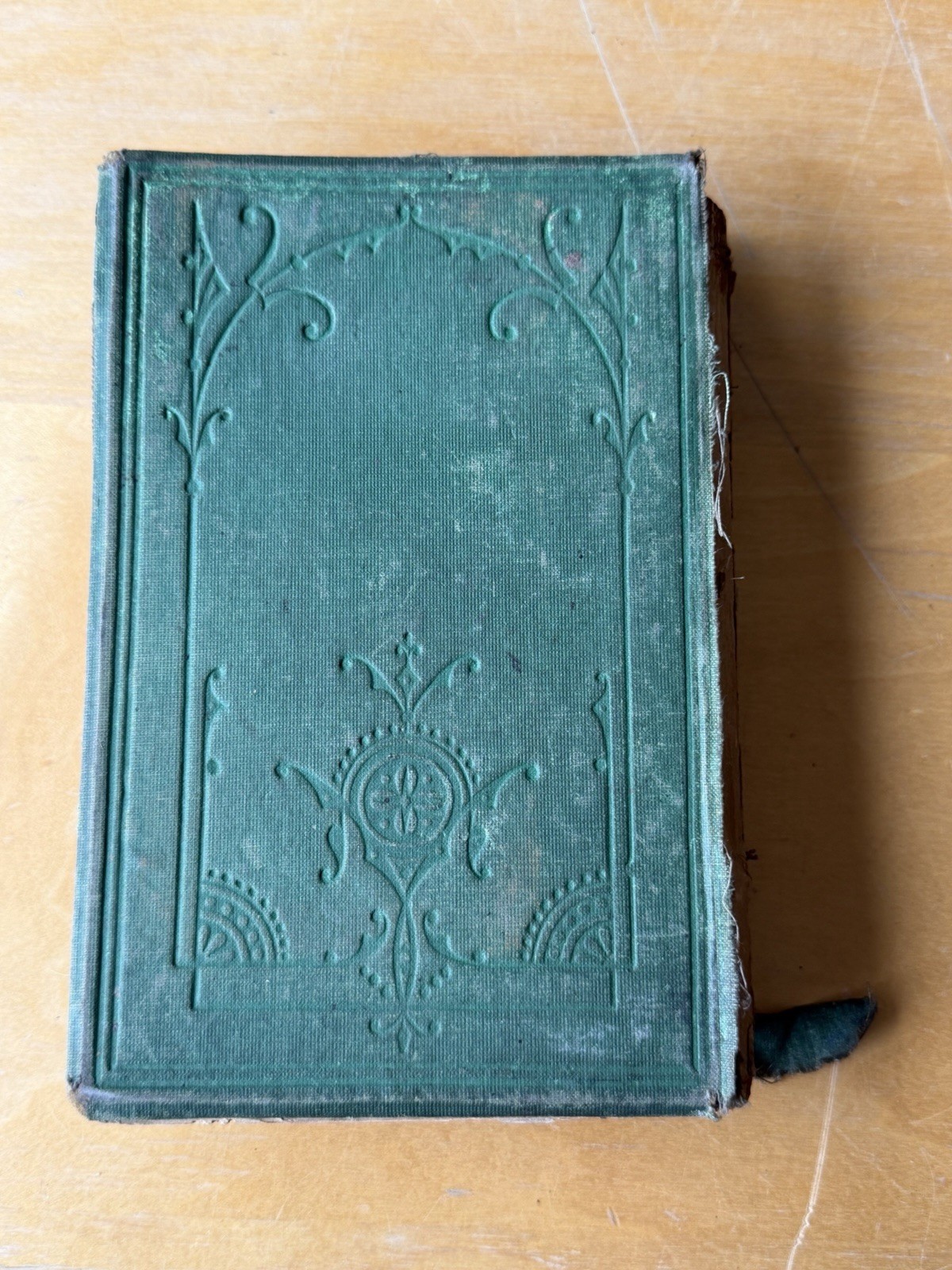 Antique Robert Burns Poetical Works Illustrated Victorian Hardcover Book