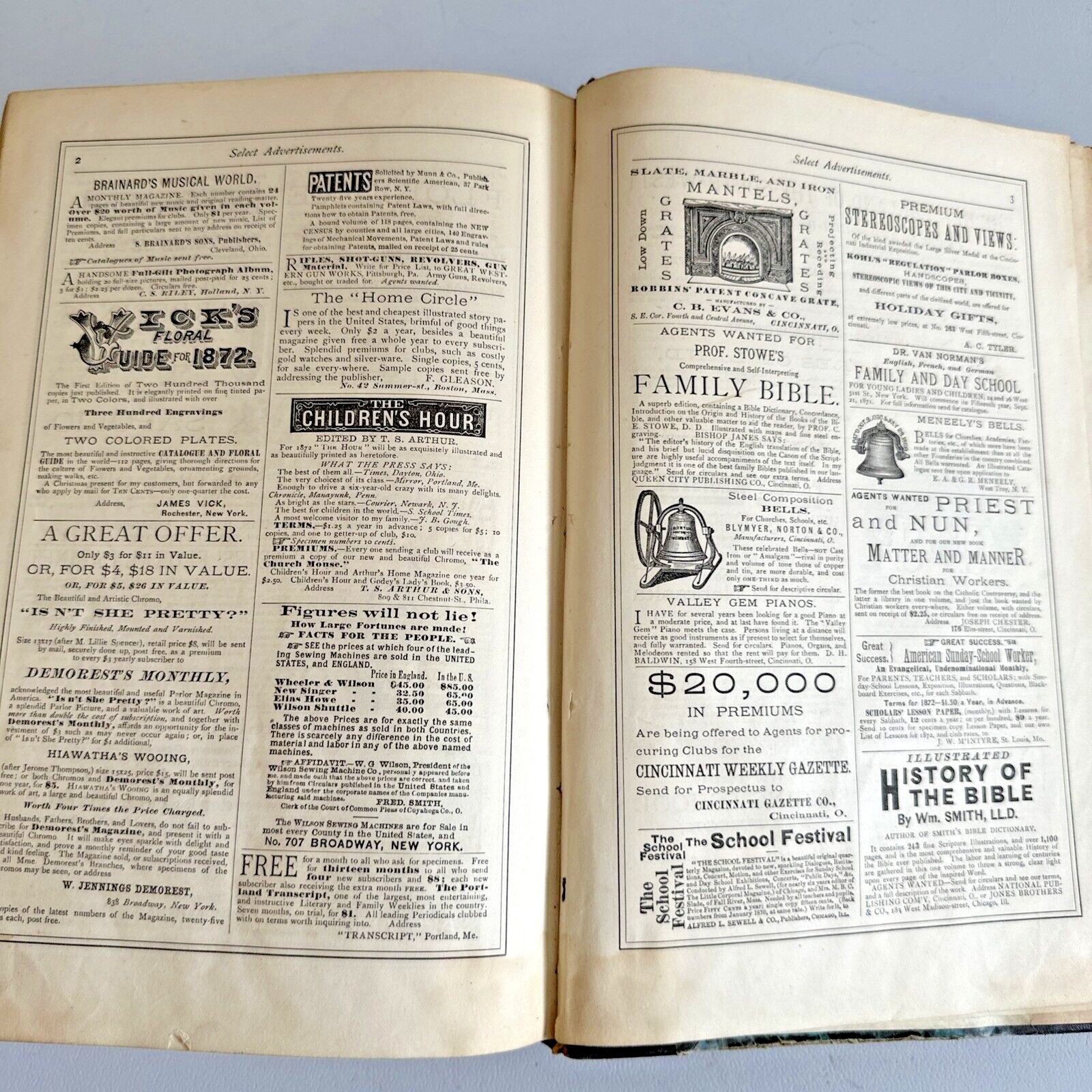 The Ladies’ Repository Vol XXXL Jul-Dec 1871 Engraving, Prose, Poetry 472 pgs