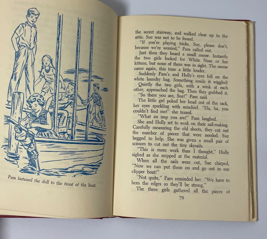 The Happy Hollisters set of 6 including Book #1 Vintage Children’s Series
