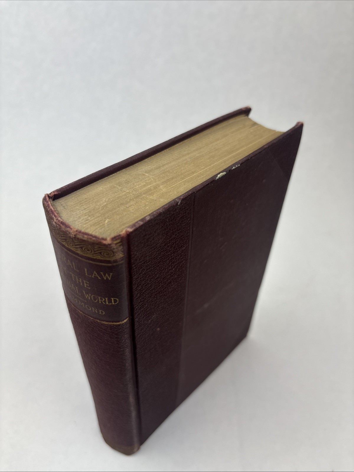 Natural Law in the Spiritual World by Henry Drummond HC circa 1900