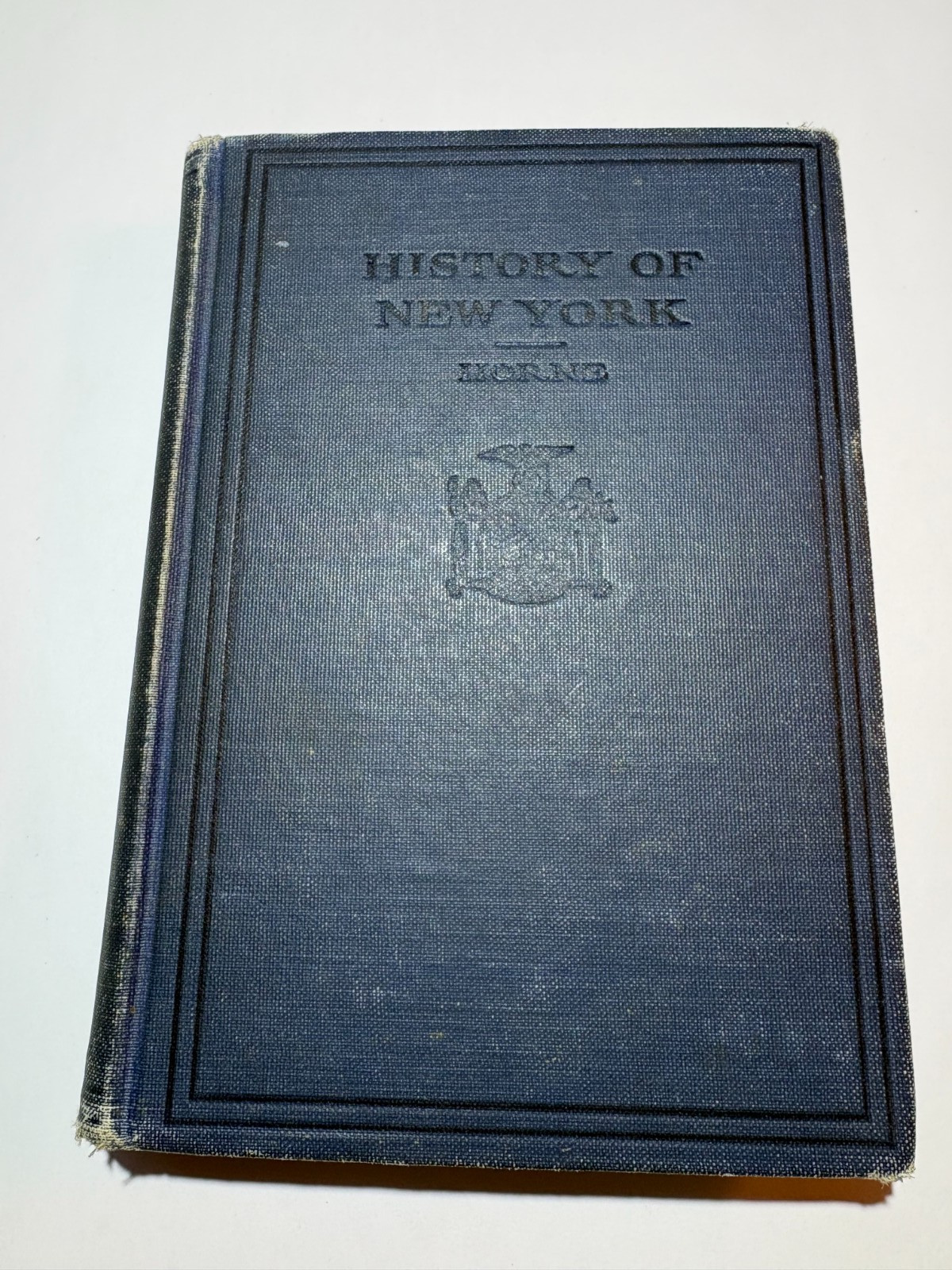 New York , History of, by Charles F. Horne 1st Ed. incl NY 1916 Map HC Rare VG+