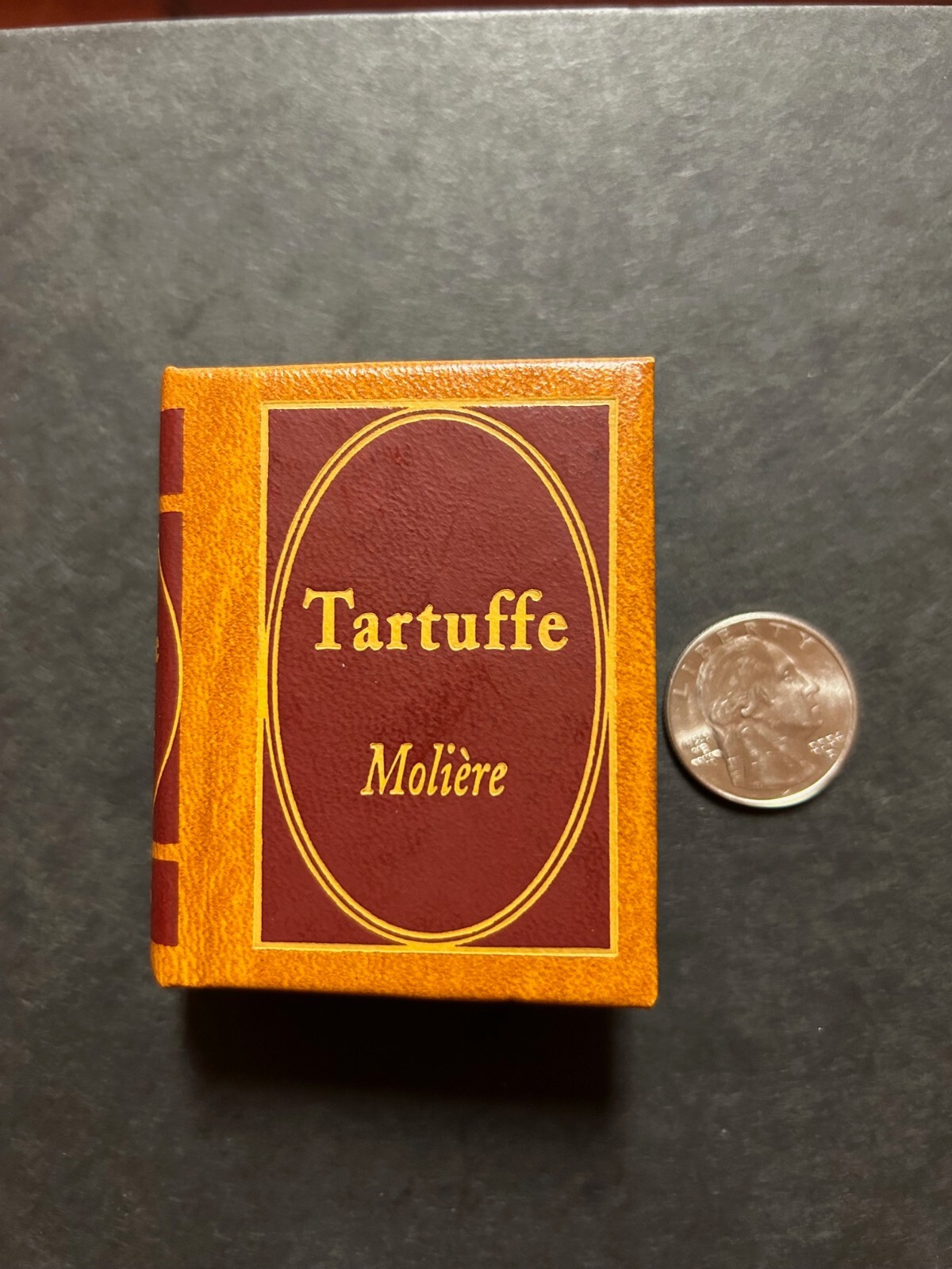 Del Prado Miniature Book Tartuffe by Moliere Printed in Spain VG