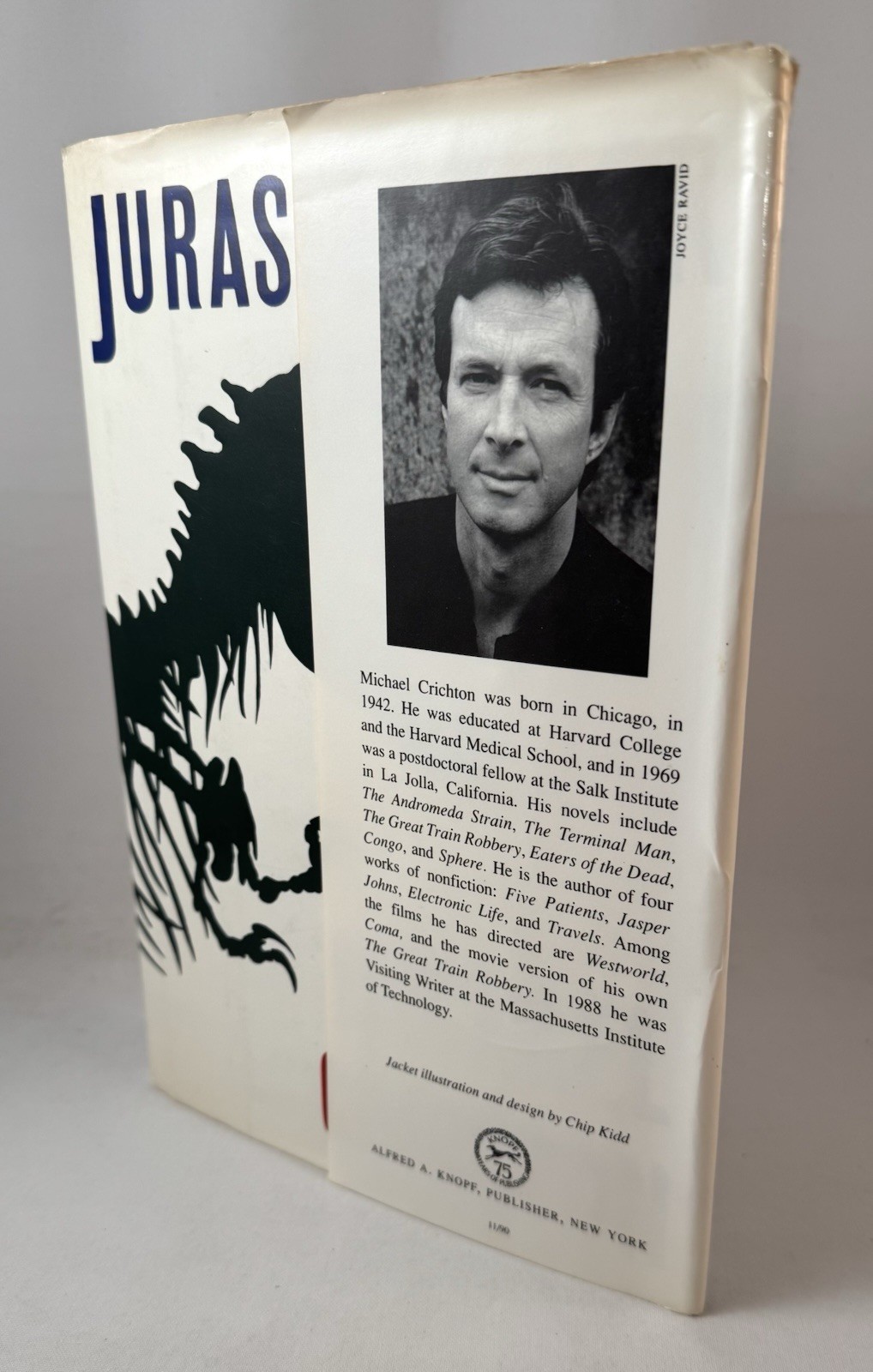 Jurassic Park-Michael Crichton-SIGNED-INSCRIBED-First Edition/4th Printing-RARE!