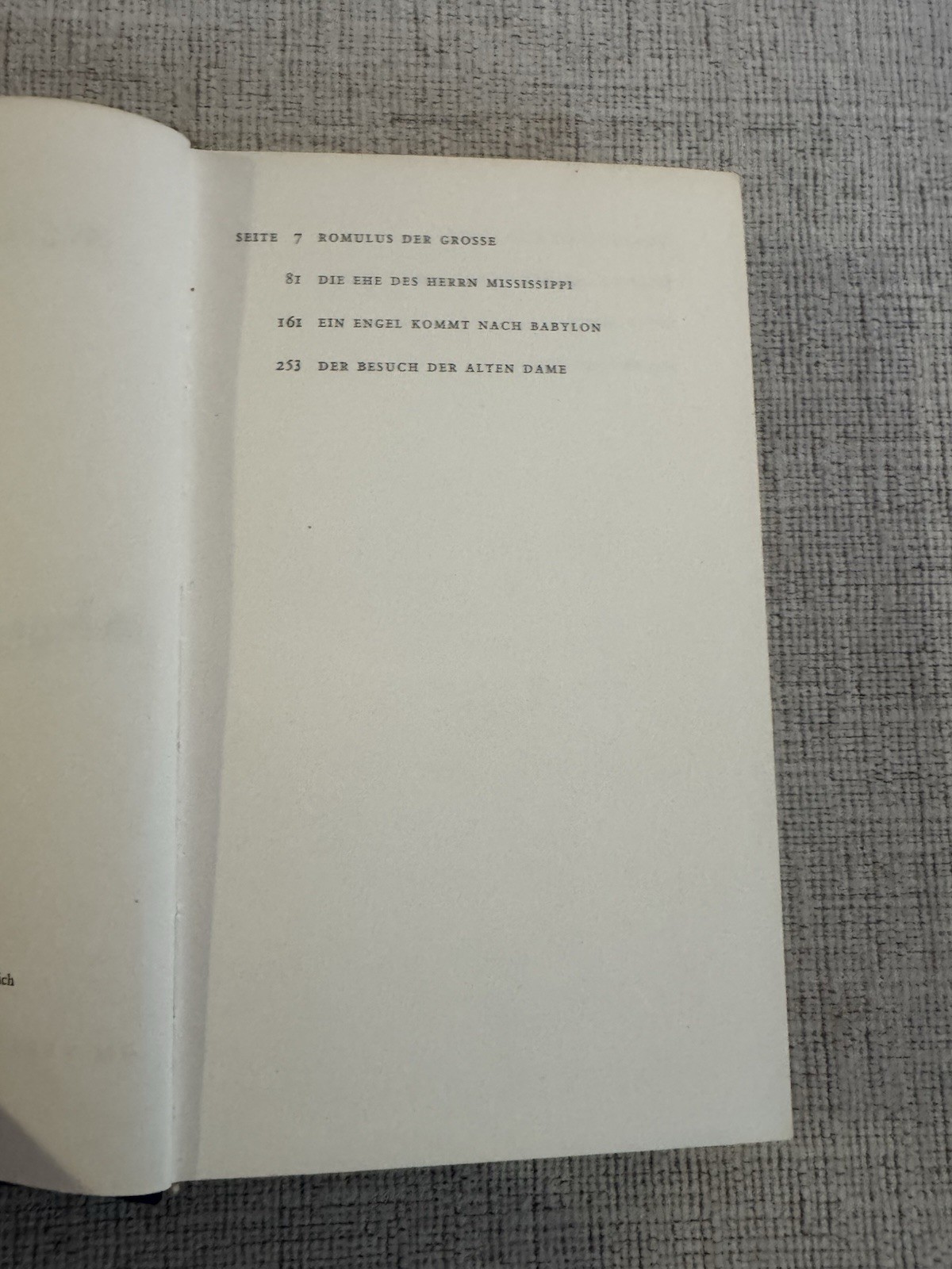 Signed Friedrich Dürrenmatt Komödien I 1957 HC German Die Arche Zürich