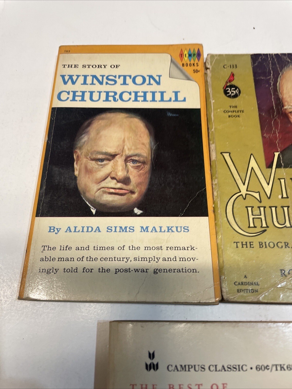 Lot of 5 Vintage History, Biography ,Teachings HB And PB Books Various Authors