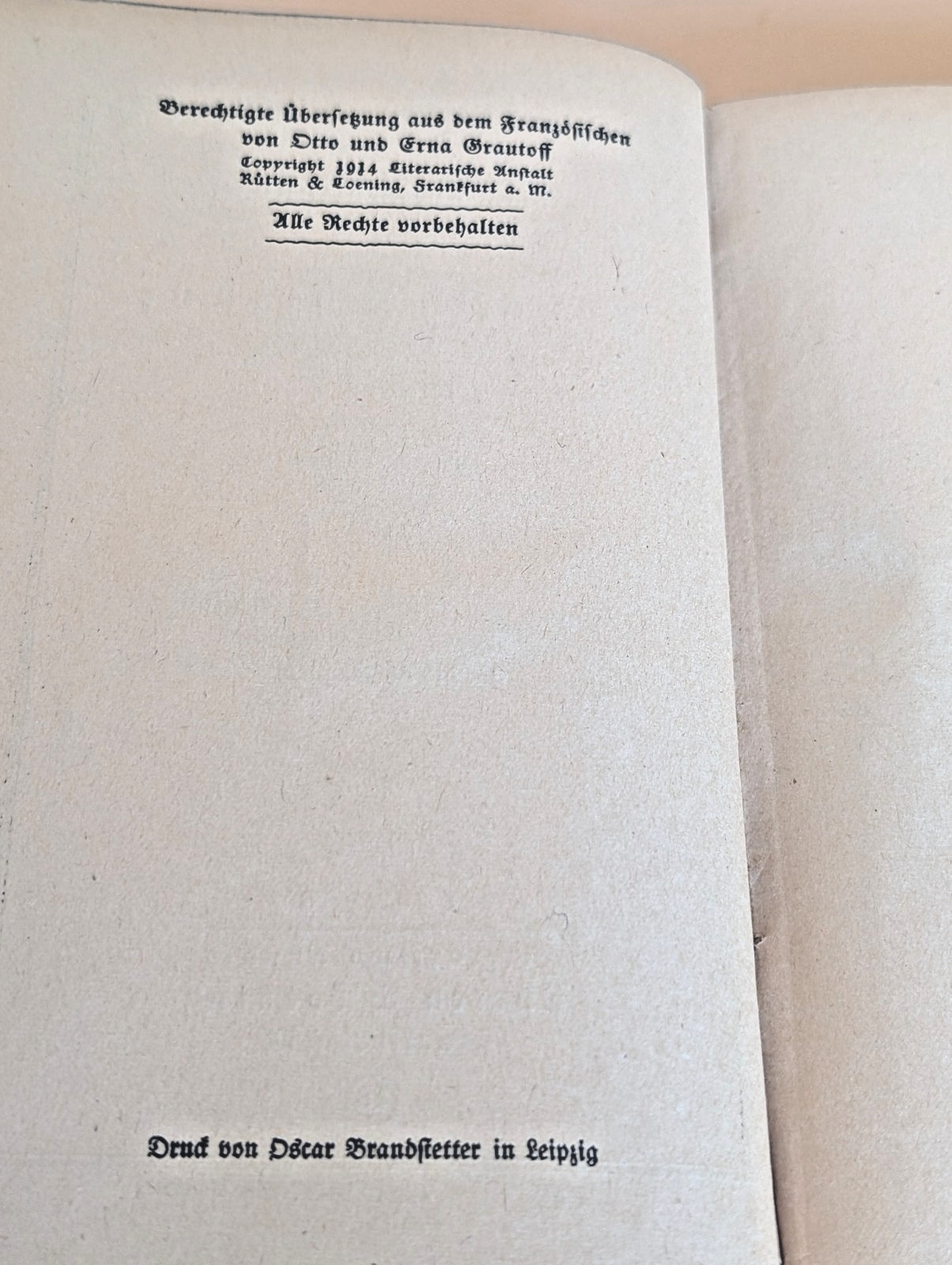 Romain Rolland Johann Christof 2 Vol Set 1918 German HC Rütten & Loening