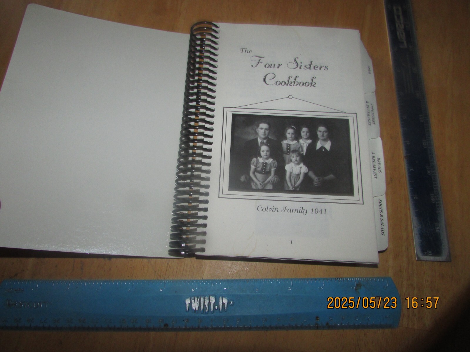 The Four Sisters Cookbook – Colvin Family (2005, Spiral Paperback)
