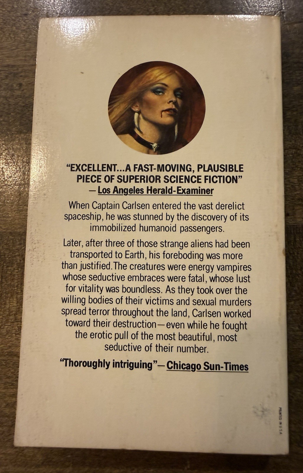 The Space Vampires Colin Wilson 2nd Pocket Books Printing 70’s Vintage Paperback